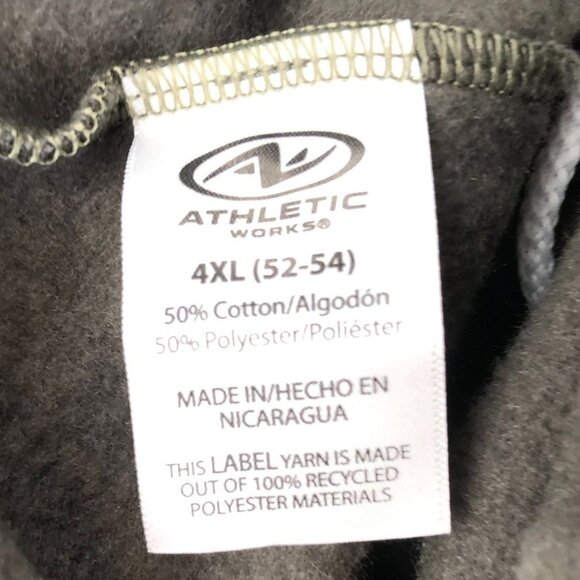 2 Athletic Works Mens Jogger Sweatpants 4XL Lot Of Two Pull On Classic Casual - Picture 2 of 10